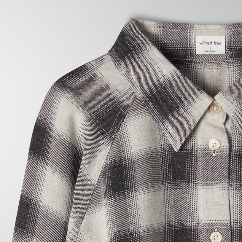 Aritzia Wilfred Free Button Down Boyfriend Shirt